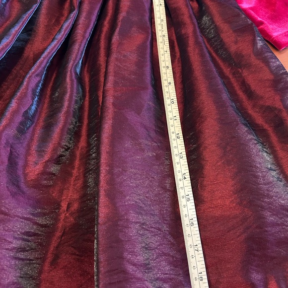 Festive Red Long Sleeve Girls Dress - Size 4 by C. C. Couture - Picture 14 of 16